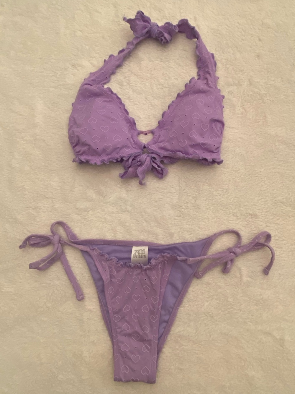 wild fable Lavender Eyelet Bikini